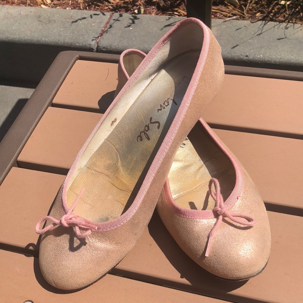 Blush pink London sole ballet flats size 7.5!